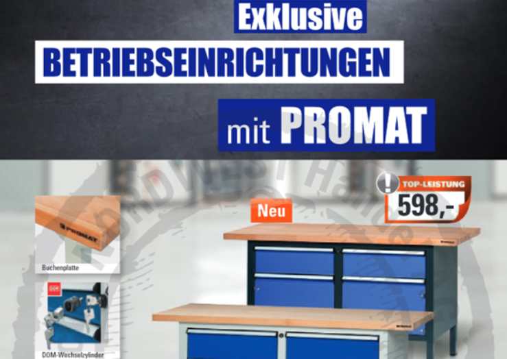 Mockup eines alten PROMAT Angebots