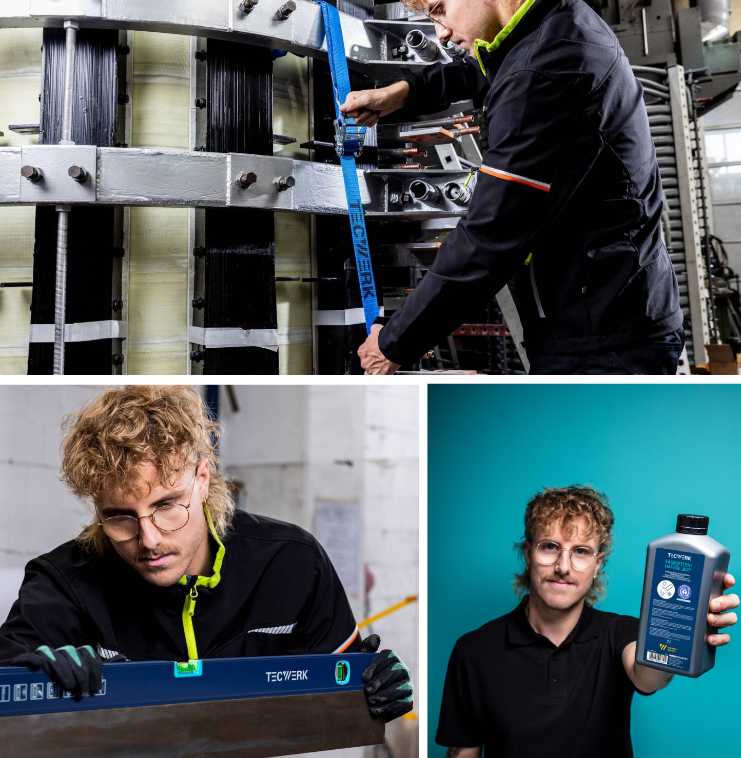 TECWERK Werbecollage mit verschiedenen Anwendungsgebieten